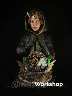 WICKED MARVEL SYLVIE BUST: TESTED AND READY FOR 3D PRINTING 3D Printer Model