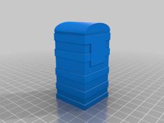 Portable Loo For Slot Tracks Or Wargames 3D Printer Model