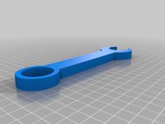 English Key 3D Printer Model