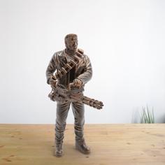 The Terminator (Ready For Casting In Bronze) 3D Printer Model