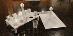 Sacrament Trays And Cups 3D Printer Model