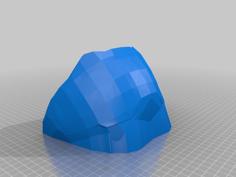 Halo 4 Helmet Visor Vac Form 3D Printer Model