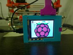 Raspberry Pi Case With TFT Display 3D Printer Model