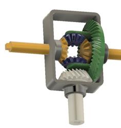 DIFFERENTIALGETRIEBE (FUNKTIONSTÜCHTIG) 3D Printer Model