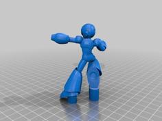 Megaman X Amiibo (Smash 4 Styled) 3D Printer Model