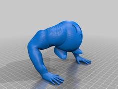 Buff Handstand Kirby 3D Printer Model