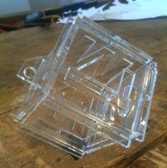 Laser Cut Cuboid Christmas Bauble