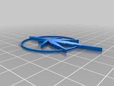 Ganja Peace Pendant 3D Printer Model