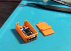 USB Type-C Female W PD Trigger Case Shell 3D Printer Model