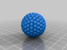 Sphere From Spheres. Beryllium Sphere 3D Printer Model