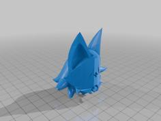 (2.0) Bionicle Compatible Tasque Manager Head 3D Printer Model