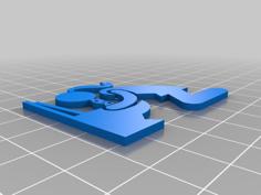 Sign Toilet With Small Raft 3D Printer Model