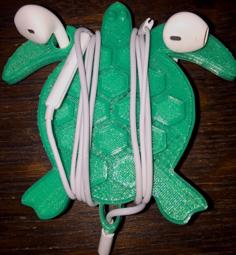 Sea Turtle Headphone Wrapper 3D Printer Model