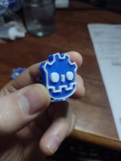 Godot's Gobot Face (icon.svg) 3D Printer Model