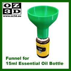 15ml Essential Oils Funnel 3D Printer Model