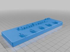 Inch Ruler 3D Printer Model