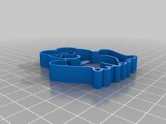 Frog Cookie Cutter 3D Printer Model