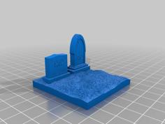 Graveyard Grave Tiles – OpenForge Compatible 3D Printer Model