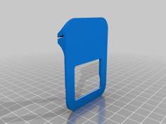 Lightweight Display Stand For Raspberry Pi 7″ Touchscreen 3D Printer Model