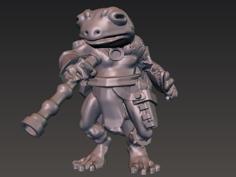 Grung – D&D Tabletop Miniature 3D Printer Model