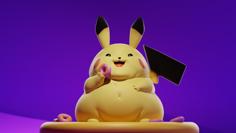 Obese Pikachu 3D Printer Model