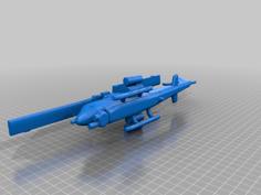 Cobra Helicopter 3D Printer Model