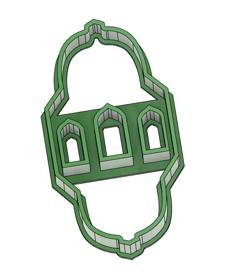 Ramadan Eid El-Fitr Lantern Cookie Cutter 3D Printer Model