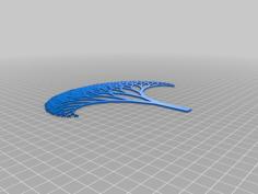 2D Fractal Tree 3D Printer Model