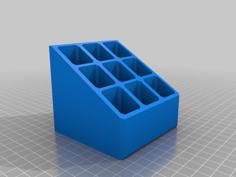 Lipstick Organizer Stand 3D Printer Model