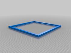 Vinyl Record Frame 3D Printer Model