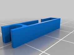 Desk Bar Cable Holder 3D Printer Model