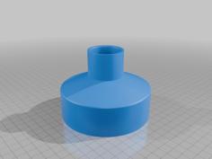 Dust Extraction Adapter 35 To 100 Mm 3D Printer Model