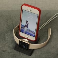 IPhone/AppleWatch Stand 3D Printer Model