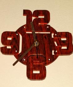 Clock Wood 3D Printer Model