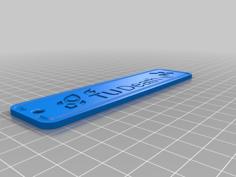 TU Death Aerospace Tag (Remove Before Flight) 3D Printer Model