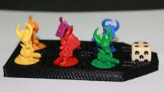 Munchkin Game Piece Holder 3D Printer Model