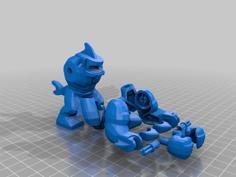 Shark Monster Lego 3D Printer Model