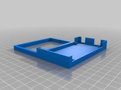 Arduino Mega Holder With Breadboard 3D Printer Model