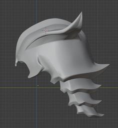 Ulquiorra Cifer Helmet 3D Printer Model