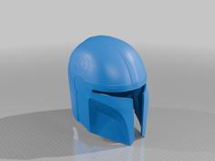 Mando Helmet With Bruin Logo 3D Printer Model