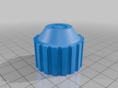 Nozzle Socket Wrench Knob 3D Printer Model