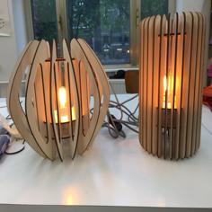 Laser Cut Lamp 2