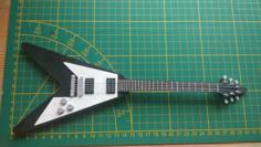 Gibson Flying V Mini Guitar Model 3D Printer Model