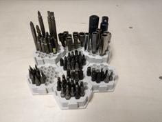 Hex Bit Holder System 3D Printer Model