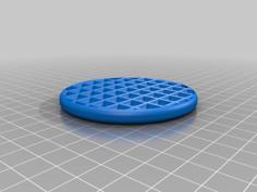 Waffle (Kids Play Food) 3D Printer Model