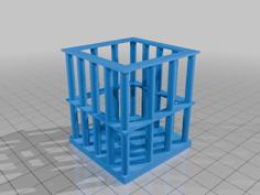 Dice Jail With Lid 3D Printer Model