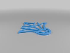 Flow Arts Fans 3D Printer Model