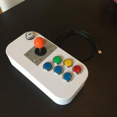 Arcade Joystick + Embedded PI 3D Printer Model