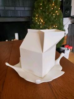 Milk And Carton Planter 3D Printer Model