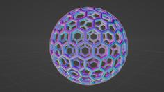 Hex Sphere 3D Printer Model